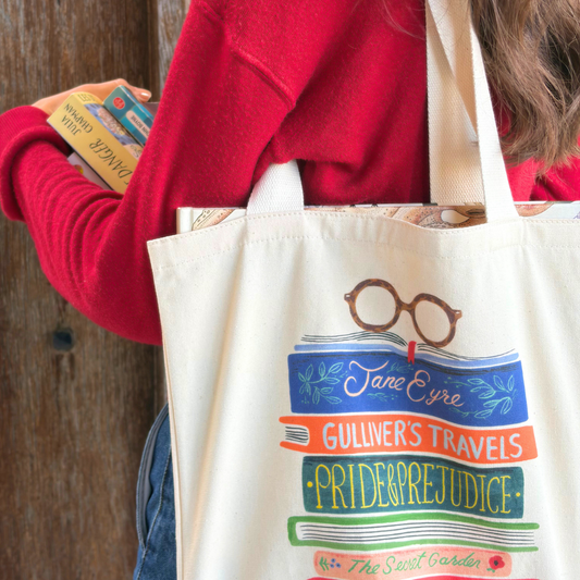 Sac fourre-tout en toile Book Club Rifle Paper Co